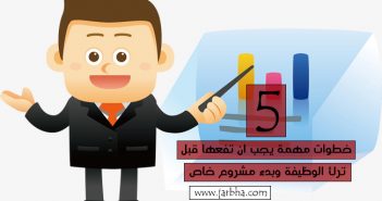 5 خطوات مهمة يجب ان تفعلها قبل ترك الوظيفة وبدء مشروع خاص 5 خطوات مهمة يجب ان تفعلها قبل ترك الوظيفة وبدء مشروع خاص